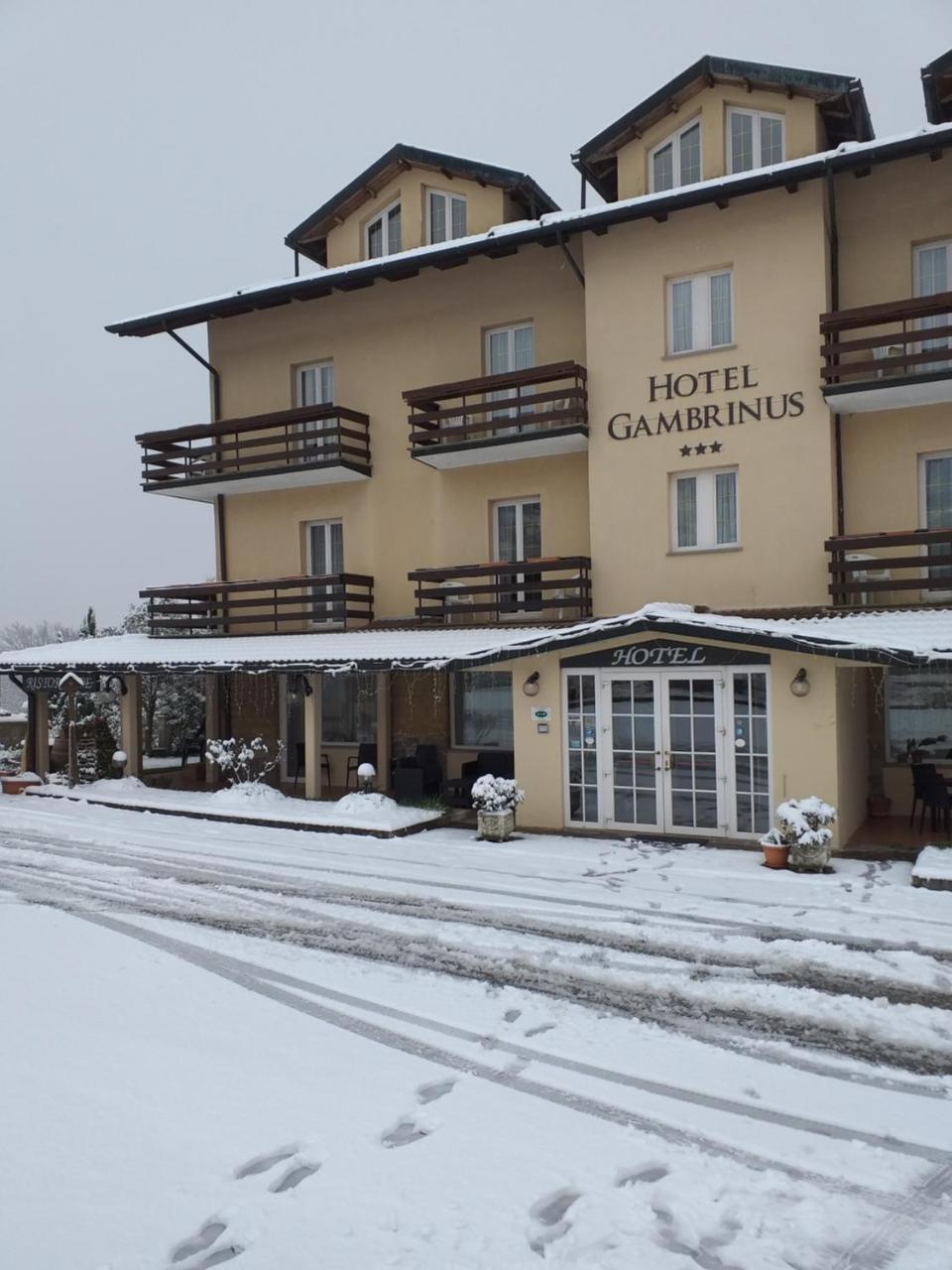 Hotel Gambrinus Abbadia San Salvator Exteriör bild