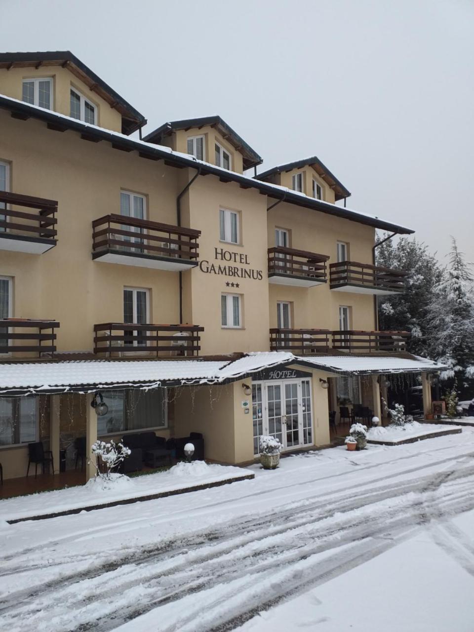 Hotel Gambrinus Abbadia San Salvator Exteriör bild